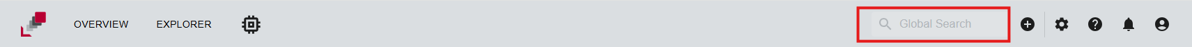 global search bar