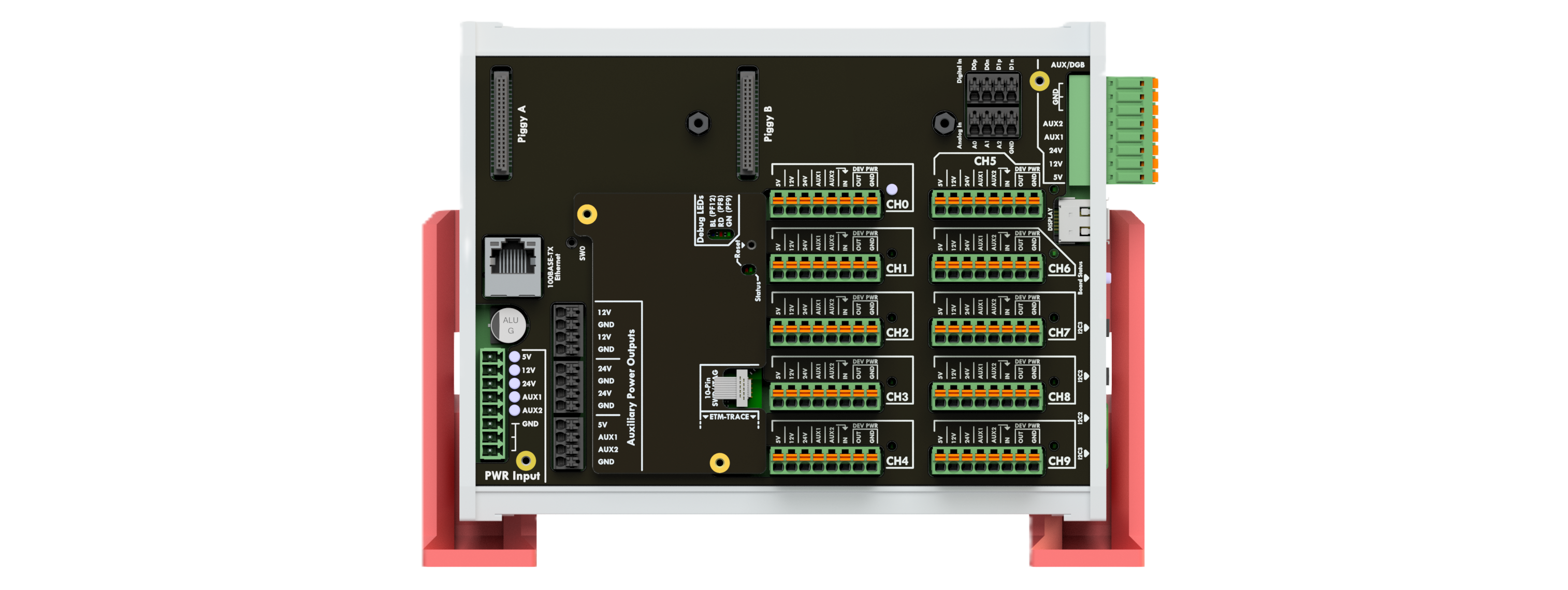 Assembled HAIGen2 front view.