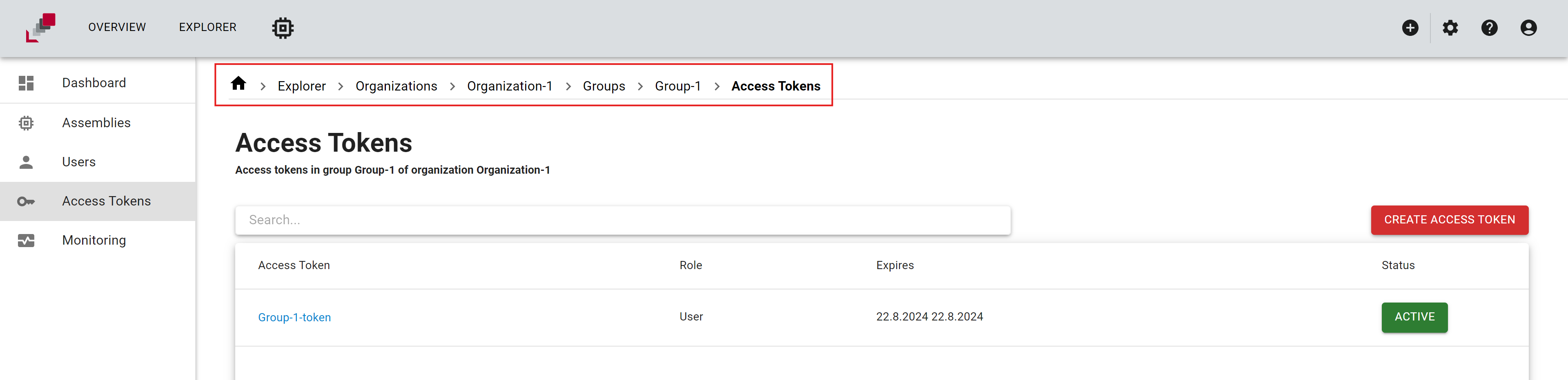 explorerGroupTokens