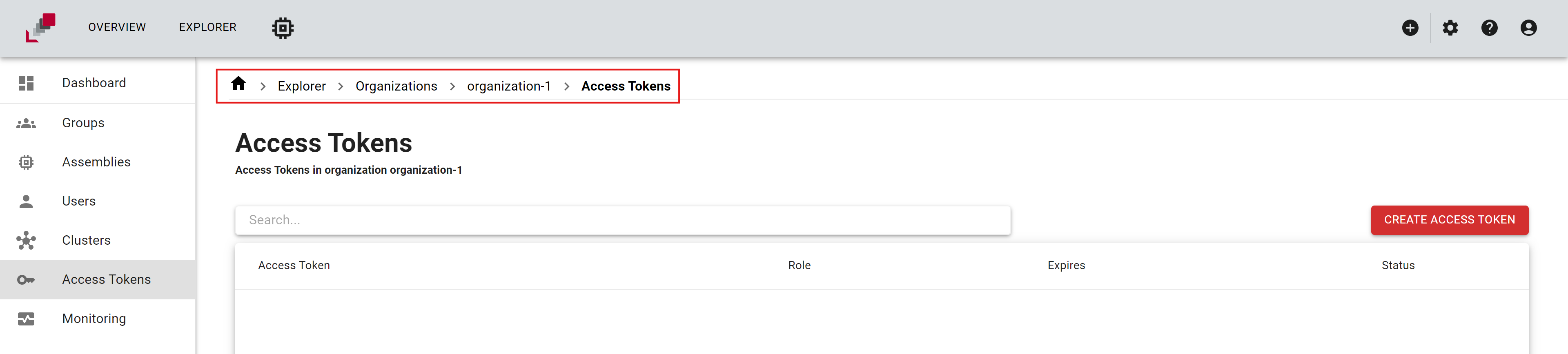 explorerOrganizationTokens